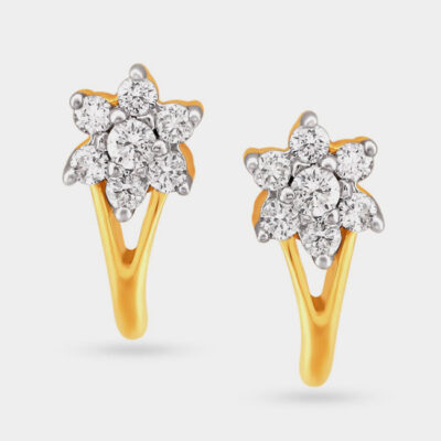 Diamond Gold Earrings F1