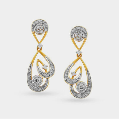 Gold & Diamond Earrings  D2